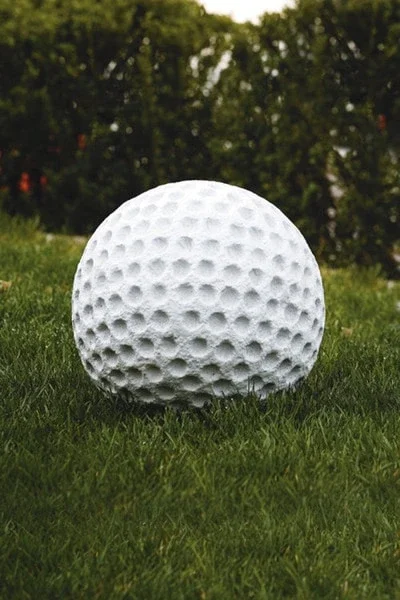 Golf Ball 12 ” Diameter Large Scale Sculpture
