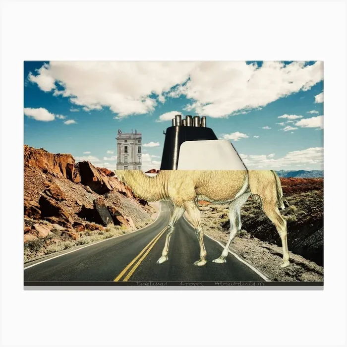 Greetings From Absurdistan Canvas Print by Marko Koeppe