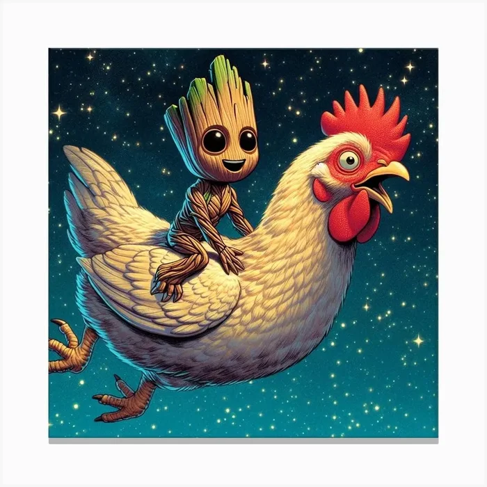 Guardians Of The Galaxy Canvas Print by Amri@rt