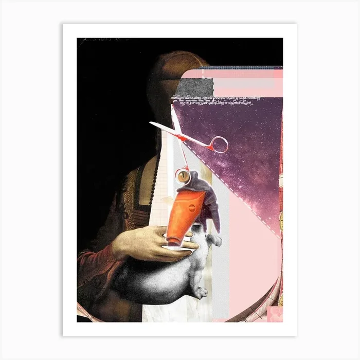 Half Of A Masterpiece 1 Art Print by Marko Koeppe