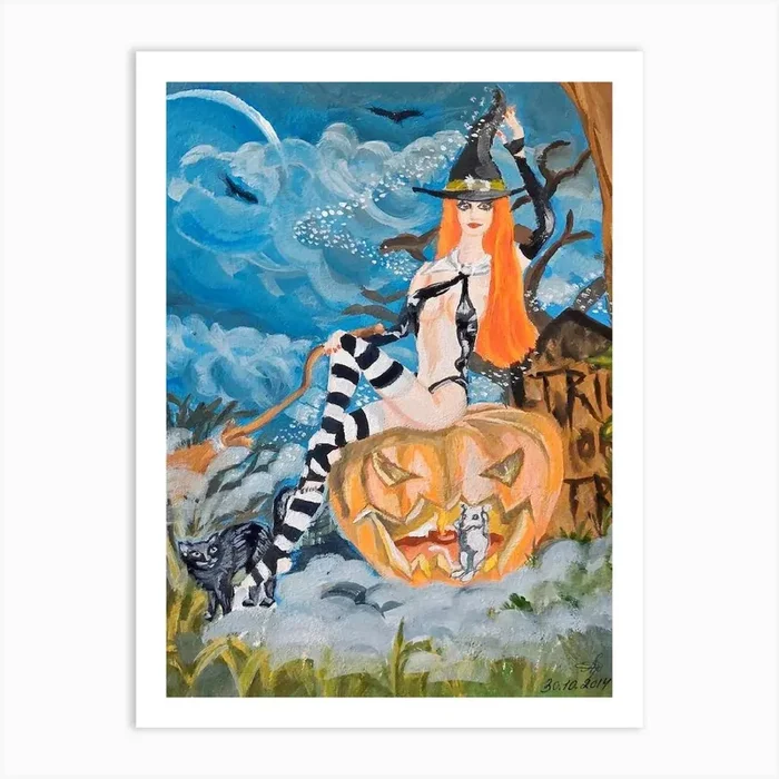 Halloween 1 Art Print by Magicart
