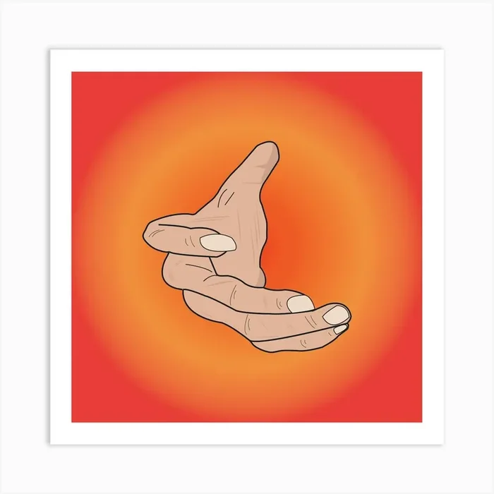 Hand Reaching Out Art Print by Ha55oo