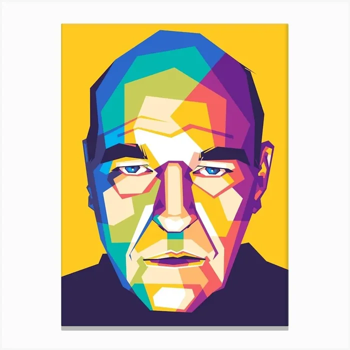 Hank Schreader Breaking Bad Wpap Canvas Print by dikasujud