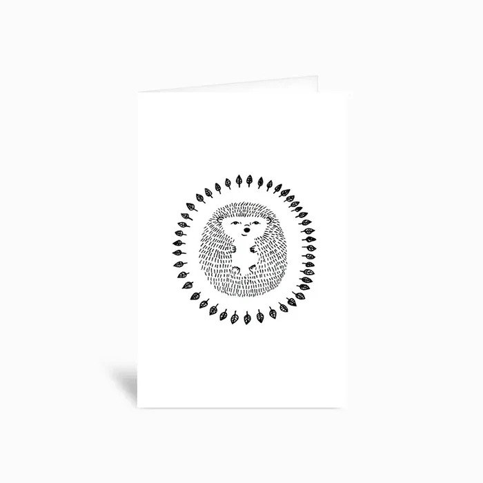 Hedgehog Greetings Card by Lisa Koenig