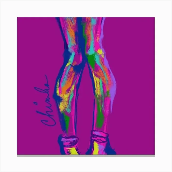 Her Stance Canvas Print by Chimba