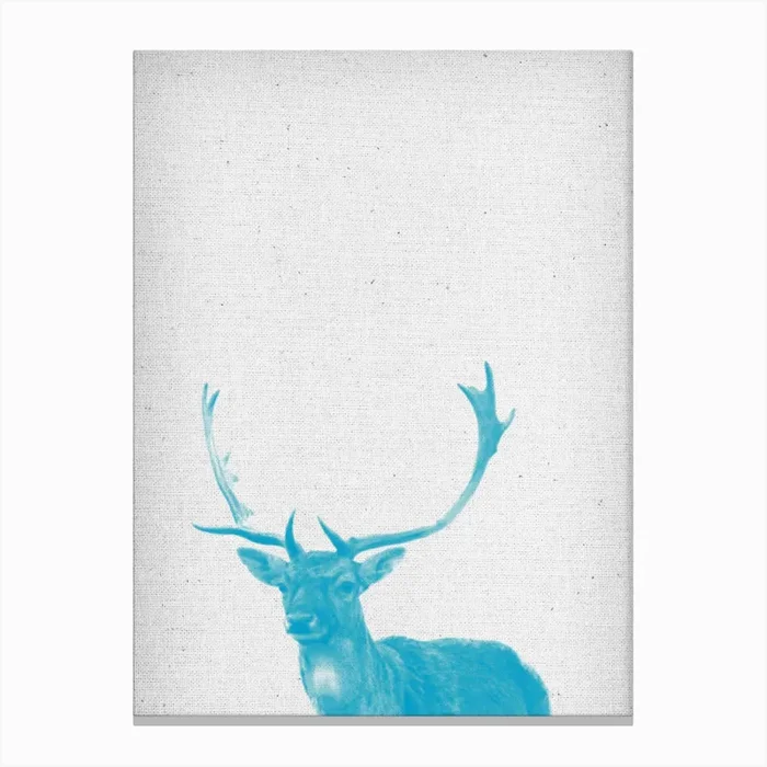 Hirsch I Canvas Print by Froilein Juno