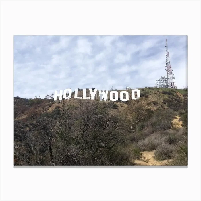 Hollywood Canvas Print by CaliMerry
