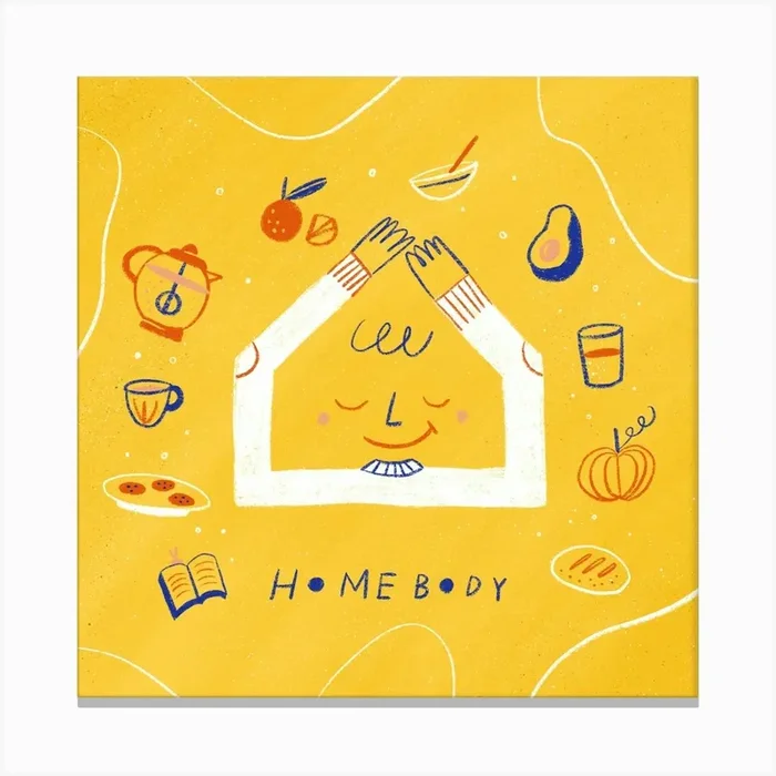 Home Body Canvas Print by Astrid Prasetianti