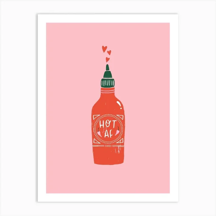 Hot Af Art Print by Duchess Plum