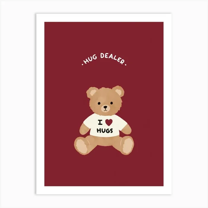 Hug Dealer Art Print by Ella Goddard