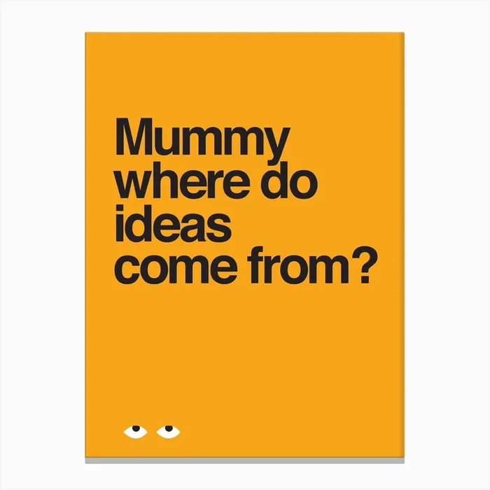Ideas Canvas Print by Civilised Humans