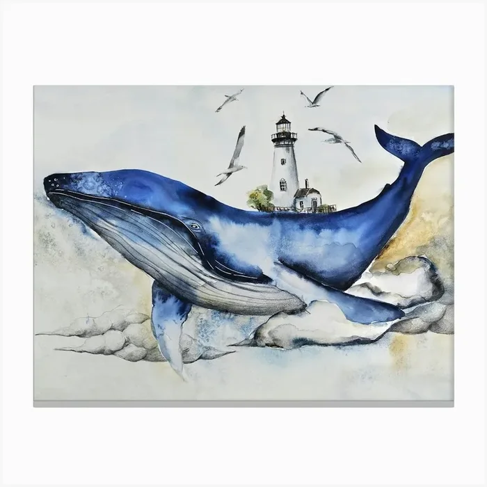 In The Sky Canvas Print by Indigo Rain