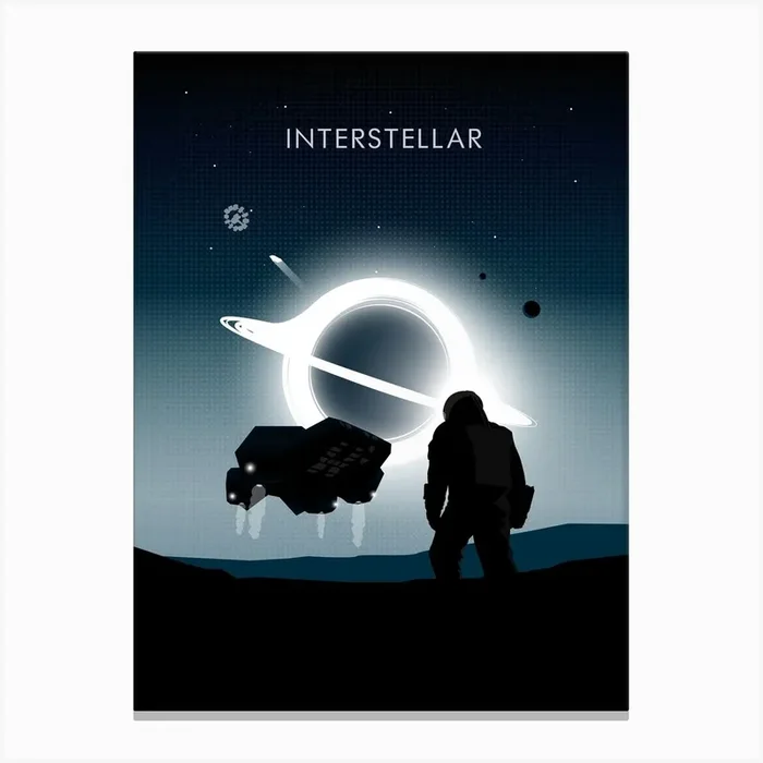 Interstellar Canvas Print by Wolf and Rocket