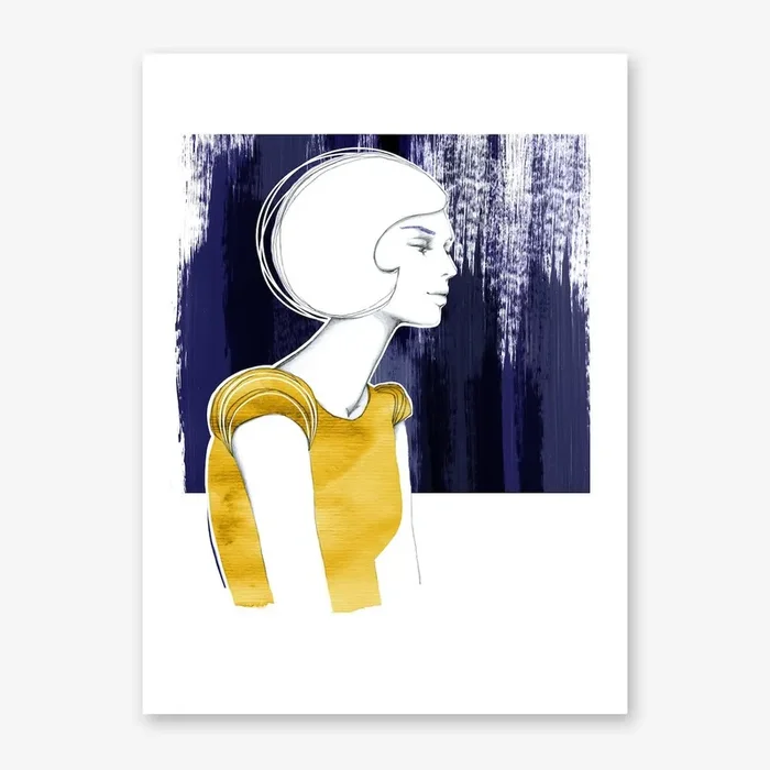 Irma Gold Art Print by youdesignme