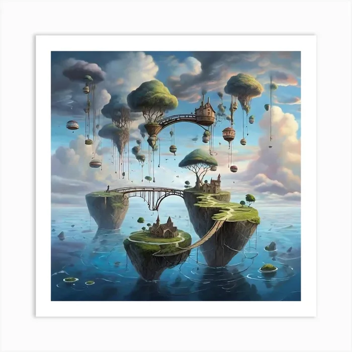 Island In The Sky Art PrintH by hakim
