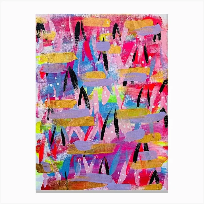 Joyful Canvas Print by Zinome