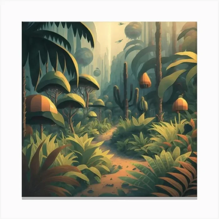 Jungle Canvas Print by Amri@rt