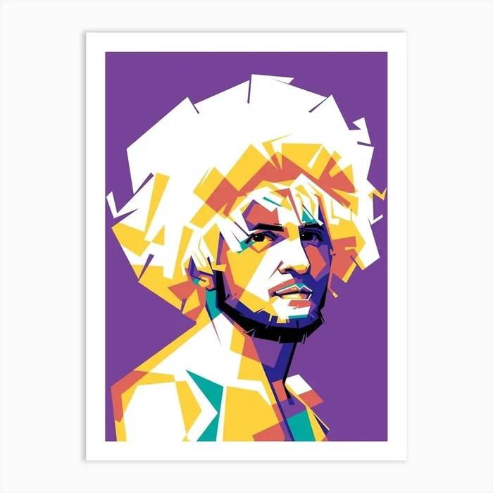 Khabib Nurmagedov Wpap Art Print by dikasujud