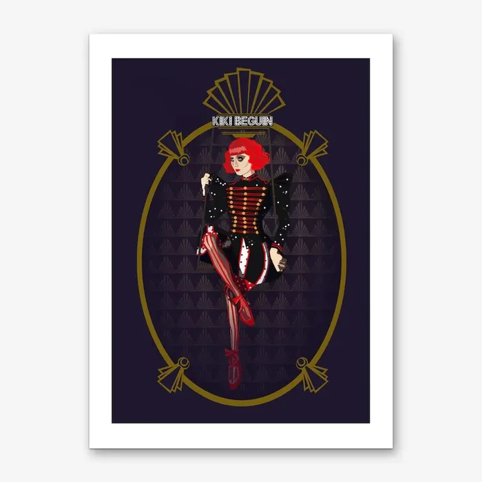 Kiki Art Print by Agnes KR Patience