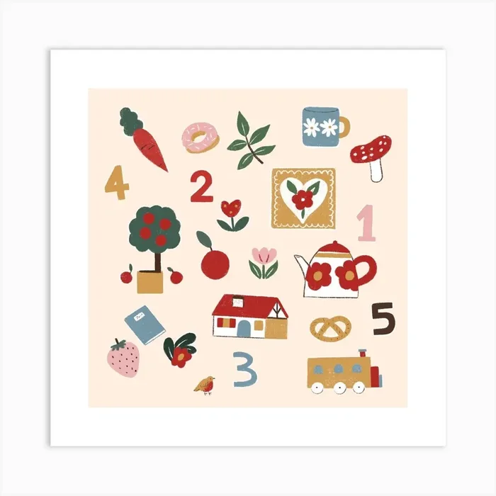 Knickknacks Art Print by Giada Franceschelli