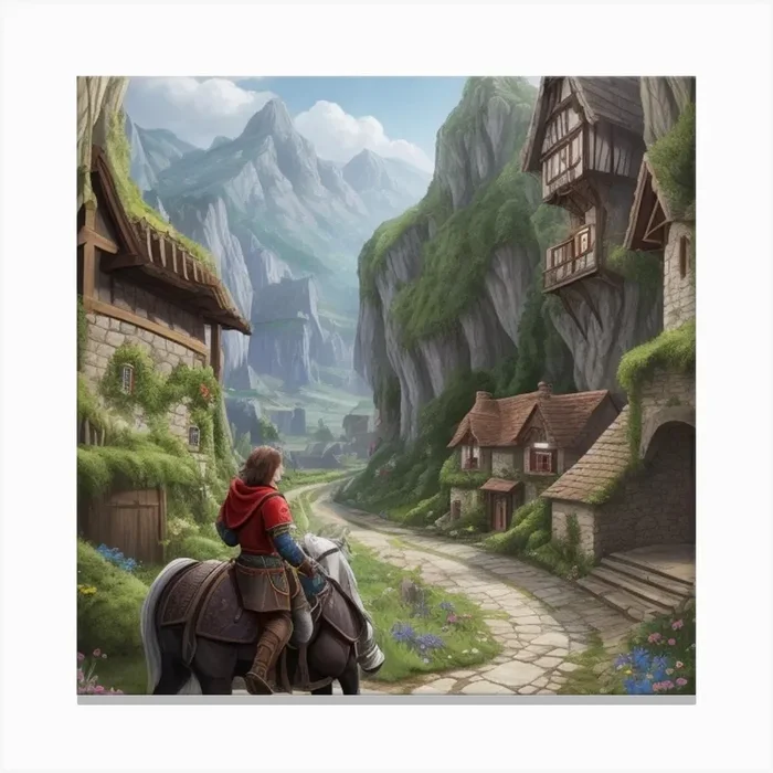 Knight On Horseback Canvas PrintG by GAMAL_GEME_10