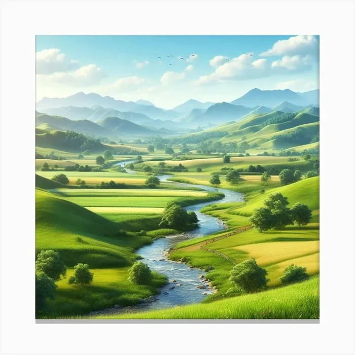 Landscape Wallpaper Canvas PrintMM by Modo Modicai