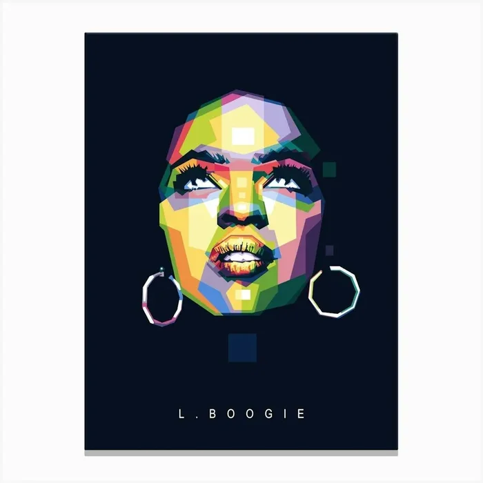 Lauryn Hill WPAP Canvas PrintA by Alkahfsmart