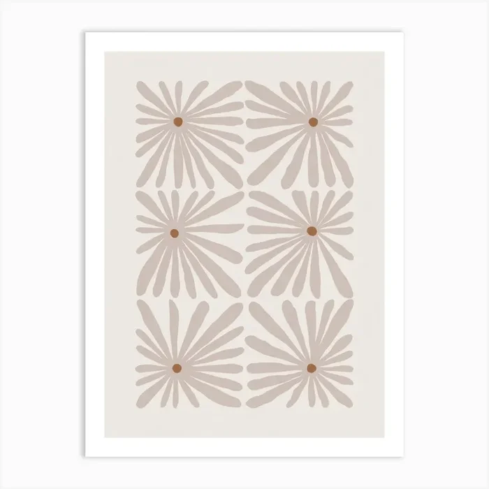 Lazy Daisies 2 Art Print by Alisa Galitsyna