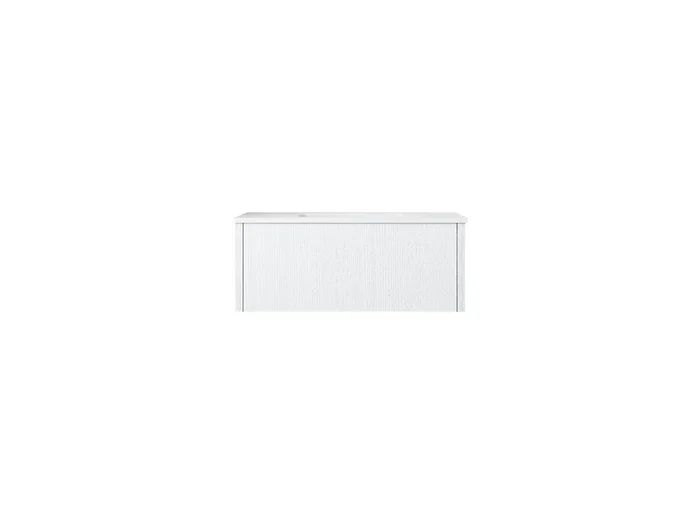 Legno 36 ” Bathroom Vanity with Matte White VIVA Stone Solid Surface Countertop