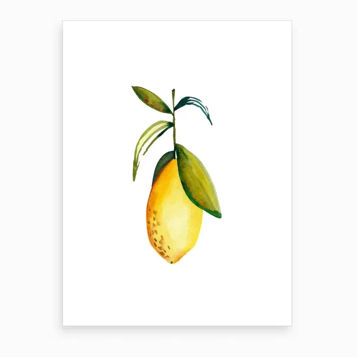 Lemon 3 Art Print by Celia Agnes