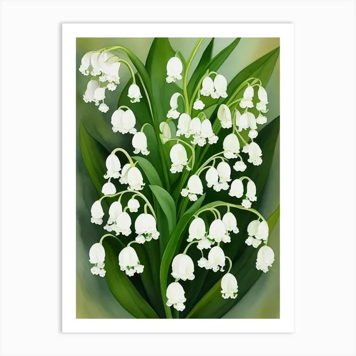 Lily Of The Valley Art Print by Monad Nomad