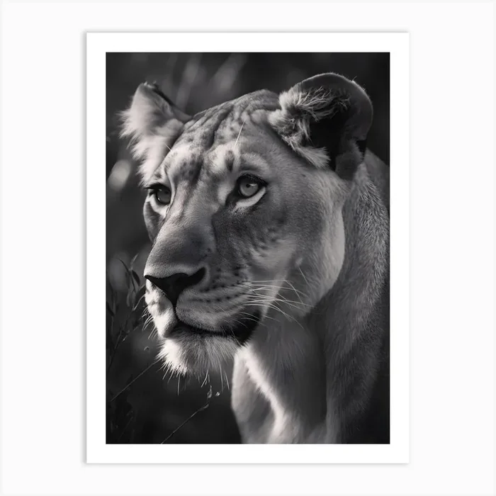 Lion Queen Art Print by drdigitaldesign