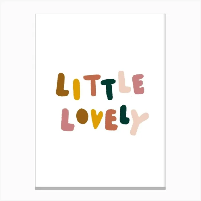 Little Lovely Canvas Print by Girl Visual