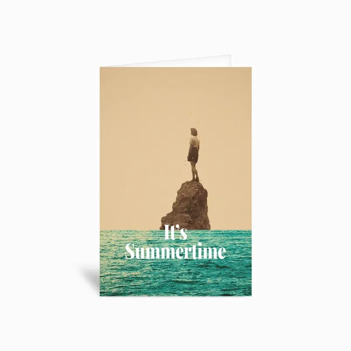 Lonesummer Summer Greetings Card by Frank Moth