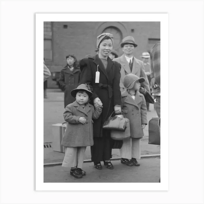 Los Angeles, California, The Evacuation Of Japanese Americans From West Coast Areas Under U S Army War 3 Art Print by Fy! Classic Art Prints and Posters