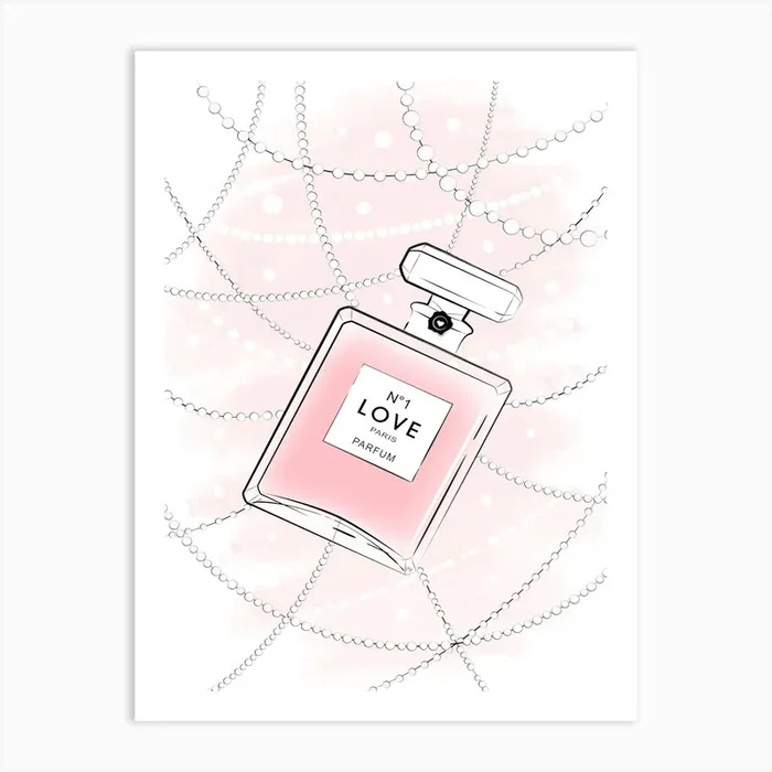 Love Pearls Art PrintM by Martina