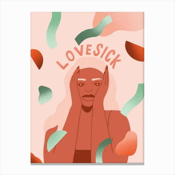 Love Sick Canvas Print by Carmen Lew