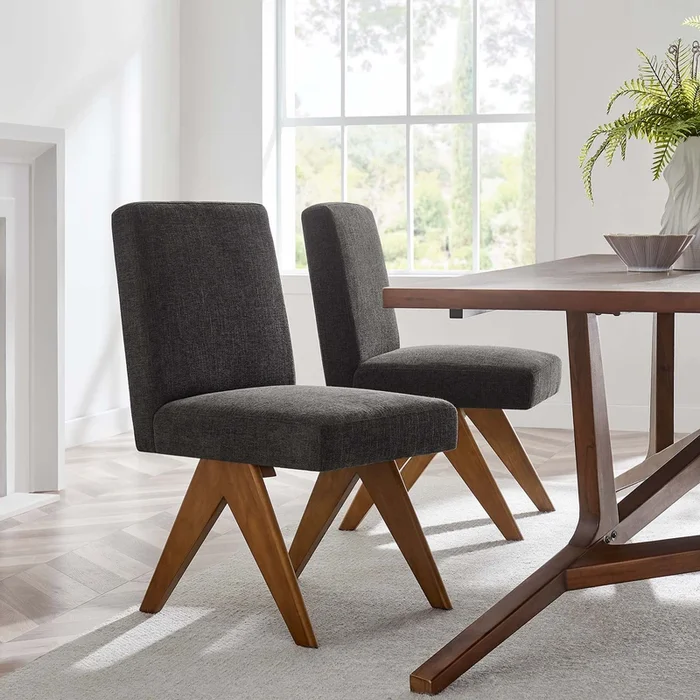 Lyra Fabric Dining Room Side Chair – Set of 2 by Modway