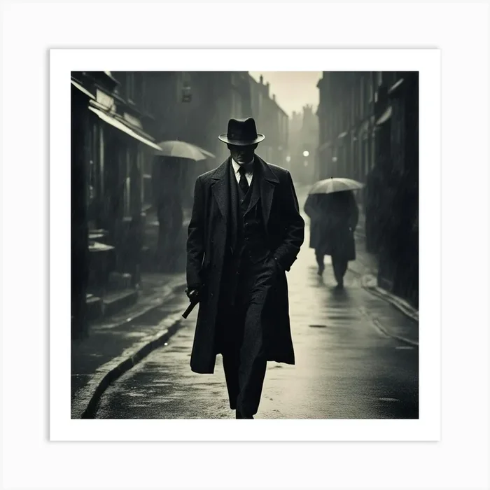 Mafia Boss Art PrintW by WorldOfAI