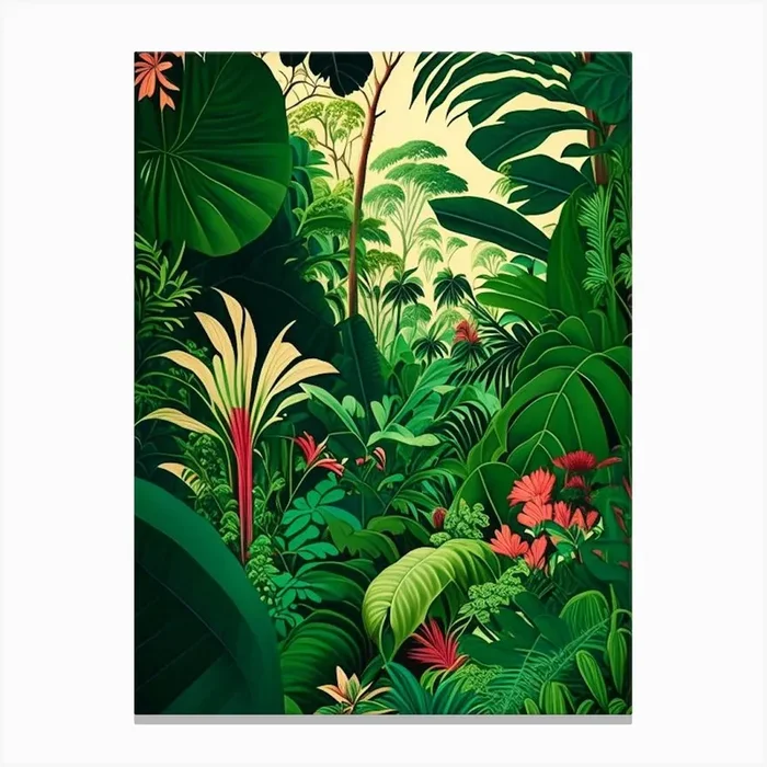 Majestic Jungle 3 Botanical Canvas PrintJM by Jungle Mania