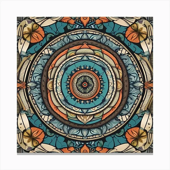 Mandala 22 Canvas PrintDD by Diggit Designs
