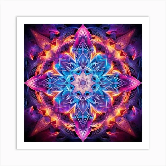 Mandala Art Print by InsightDigitalArts