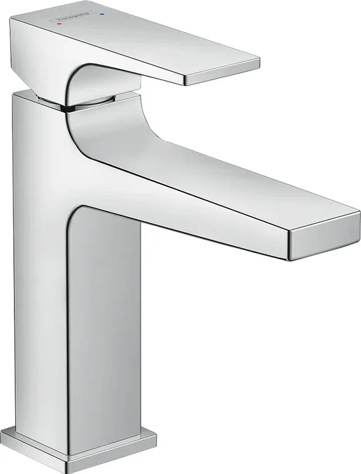 Metropol Single-Hole Faucet 110 with Lever Handle and Pop-Up Drain, 0.5 GPM