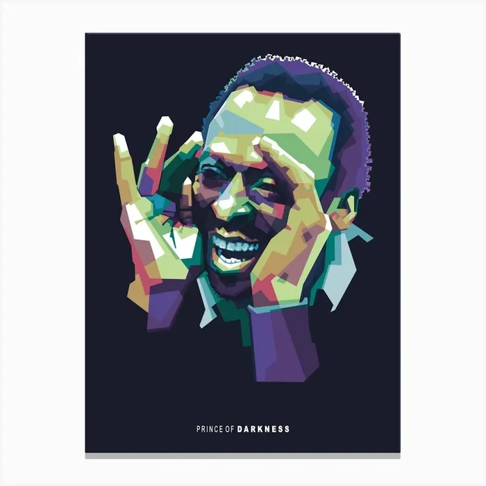 Miles Davis Pop Art WPAP Canvas PrintA by Alkahfsmart