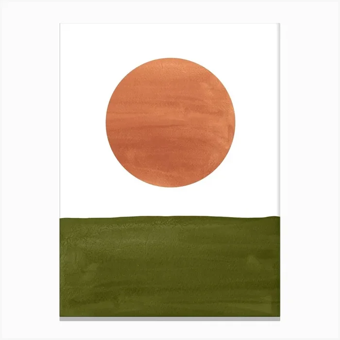 Minimalist landscape Canvas Print by Whale’s Way
