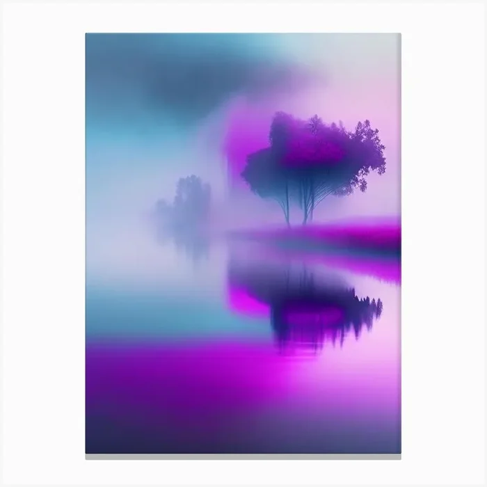 Mist Waterscape Pop Art Photography 1 Canvas PrintHH by Hydro Hues
