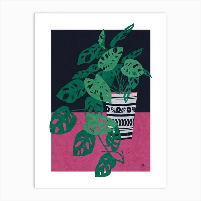Monster Plant 1 Art Print by żaneta antosik