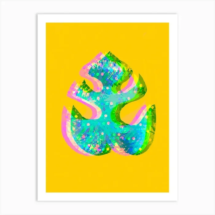 Monstera Art Print by Daisy Lemon
