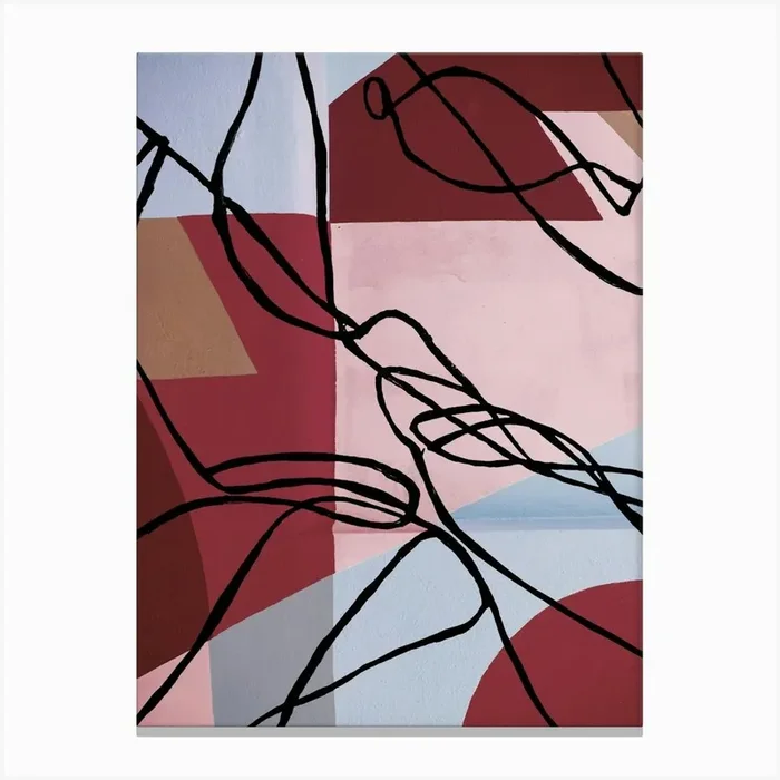 Muro Colorido Canvas PrintAA by Art and Heart