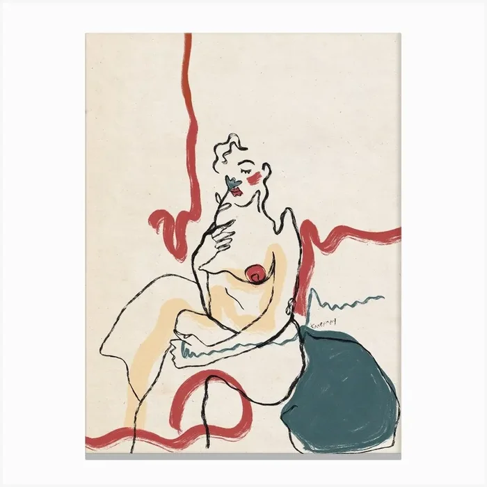 Muse Canvas Print by Kuralay Kin